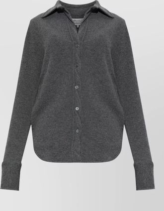Maison Margiela wool long-sleeve shirt
