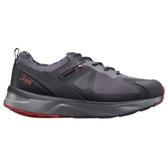 Joya Veloce STX Leather Textile Mens Fashion Trainers - Dark Grey - Size:UK 10.5