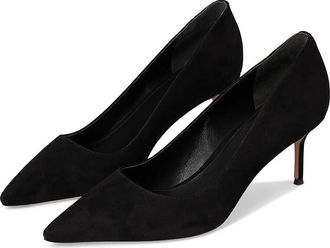 Veronica Beard Rita High Womens Heels Black Suede : 6.5 M, Leather/Rubber