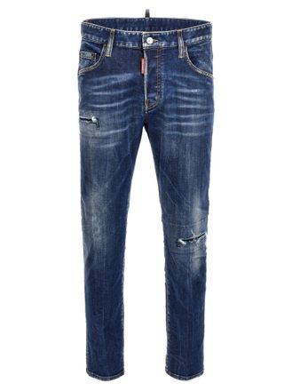 Dsquared2 Blue Mid Rise Jeans
