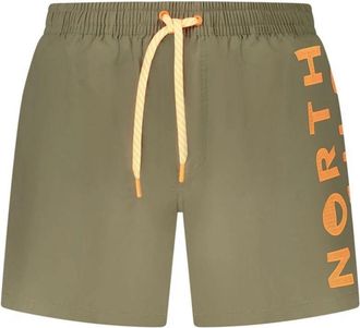 North Sails Katoenen zwemkleding met verstelbare bandjes - Heren - Strandmode - Groen - S - Katoen - Badmode