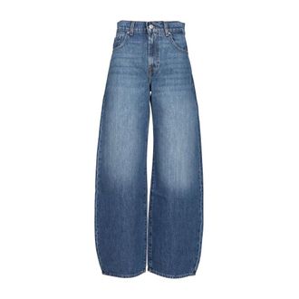 7 For All Mankind Jeans, Dames, Blauw, W29, Katoen, Bonnie Katoenen Jeans