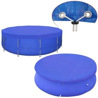 OEM Telo Di Copertura Per Piscina Impermeabile E Antistrappo, Blu