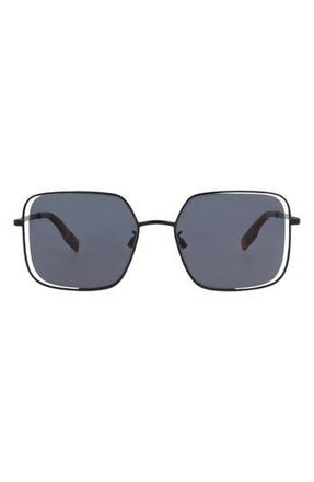 McQ by Alexander McQueen 52mm Square Sunglasses in Black Black Grey at Nordstrom Rack