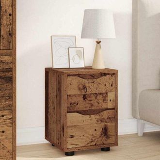 vidaXL vidaXL Comodino Legno vecchio 30,5 x 30 x 43 cm Legno multistrato