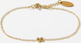 Simons Womens Alphabet character chain bracelet