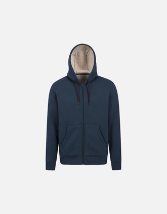 Mountain Warehouse Mens Mountain Warehouse Mens Dalton Borg Lined Full Zip Hoodie - Navy - Size: 36