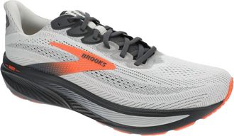 Brooks Mens Ghost 17 Shoes In Oyster Mushroom/orange/ebony