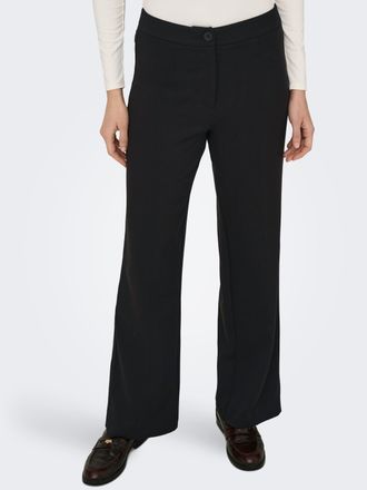 Only Anzughose ONLY ONLMIA - Anzughose mit hoher Taille und Stretch, Damen, Gr. 34 (XS), L&auml;nge 32, schwarz, Web, Obermaterial: 62% Polyester, 33% Viskose, 