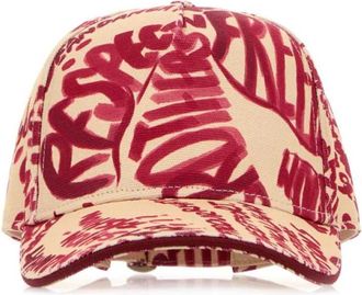 Dsquared2 Rebel Hibiscus Baseball Cap - Dames - Petten - Veelkleurig - ONE Size - Katoen - Accessoires