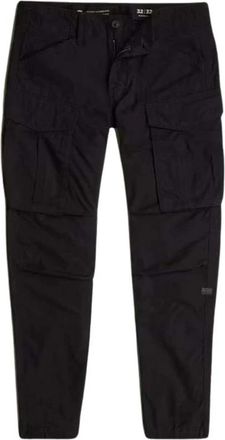 G-Star Cargo 3D Regular Tapered Cuffed Pants - Heren - Slim Fit Broeken - Zwart - W30 - Katoen - Broeken