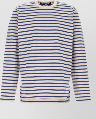 Junya Watanabe cotton knit oversize t shirt stripes