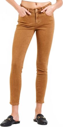 Dear John Denim Gisele Skinny Leg Jeans In Butterscotch