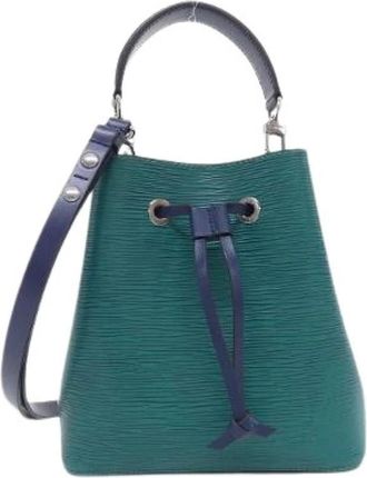 Louis Vuitton Pre-owned Neo Noe BB Epi Leather Shoulder Bag - Dames - Vintage Tas - Groen - ONE Size - Leer - Vintage