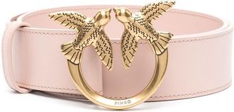 Pinko Love Birds buckle belt - women - Calf Leather - S
