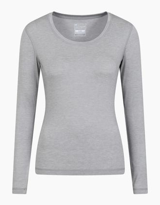 Mountain Warehouse Womens Mountain Warehouse Womens/Ladies Keep The Heat Thermal Top - Grey - Size: 10
