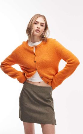 & Other Stories Maglione girocollo in misto lana e alpaca arancione a righe