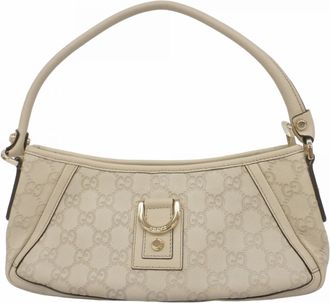 Gucci Ivory Leather Pouch (Pre-Owned)