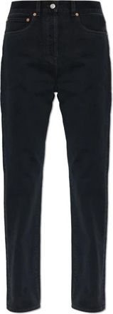 Balmain Straight-leg Jeans - Dames - Regular Fit Jeans - Zwart - 2XS - Katoen - Jeans