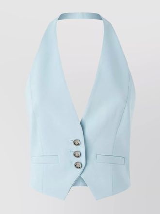 Pinko sleeveless v-neck vest
