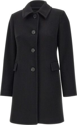 Kaos Kaos Coat - Dames - Mantel - Zwart - XL - Leer - Jassen