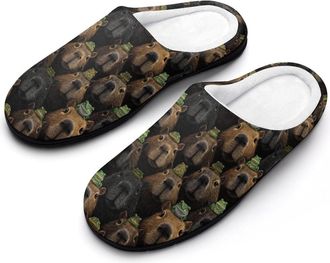 Generic Cutes Capybara Womens Slippers Winter Warm House Shoes Indoor Outdoor Hotel Slipper