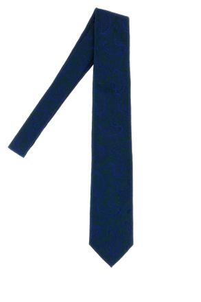 Brioni Silk Necktie - Navy