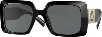 Versace Ve 4405 Zonnebril - Dames - Zonnebrillen - Zwart - 54 MM - Accessoires
