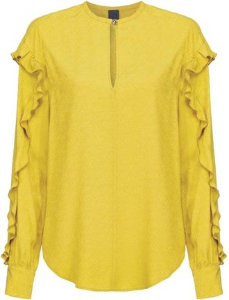 Pinko Fluidabuse Blouse - Dames - Blouses - Groen - L - Overhemden