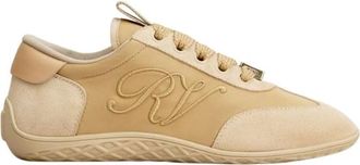 Roger Vivier Schoenen, Dames, Bruin, 40 EU, Viv Lage Sneakers