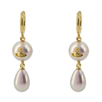 Vivienne Westwood Orecchini Martha - - Accessories - Donna - Giallo - ONE SIZE