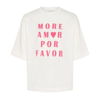 Kaffe Camisetas - Tops - Mujer - Blanco - M