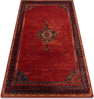 RugsX Rugsx - Alfombra De Lana Polonia Samarkand Rojo Rub&iacute; Red 235x350 Cm