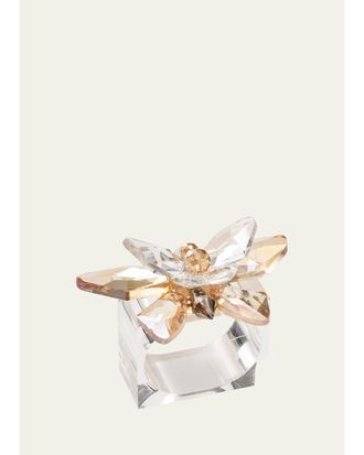 Kim Seybert Glasswing Napkin Rings, Set of 4