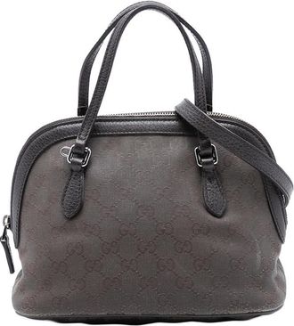 Gucci Pre-owned Gucci Mini GG Canvas Dome Satchel Ladies 341504 204046