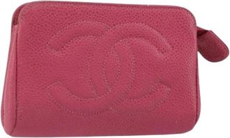 Chanel Pre-owned Bags, female, Pink, Size: ONE SIZE Pre-owned Vintage Leather Bag