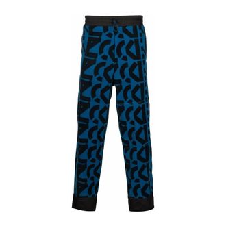 Kenzo Polar Fleece Trousers - male - Kenzo - Sweatpants - Blue - S - Trousers