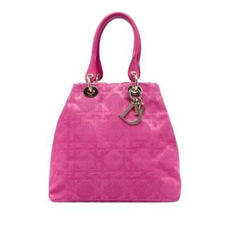 Dior Pre-owned Canvas Tote - Dames - Pre-owned - Roze - Maat: ONE Size