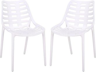Safavieh Outdoor Set Of 2 Fufa Dining Chairs