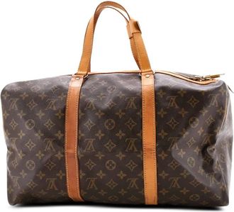 Louis Vuitton Sac Souple 45 handtas met monogram canvas - Bruin