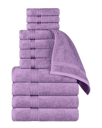 Superior Egyptian Cotton 12Pc Highly Absorbent Solid Ultra Soft Towel Set