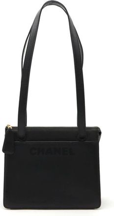 Chanel Leather Tote Bag Black