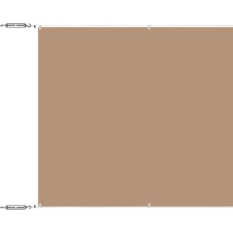 vidaXL Toldo Vertical Tela Oxford Gris Taup&eacute; 180x1000 Cm Vidaxl