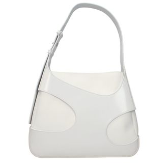 Ferragamo White Leather Shoulder Womens Bag