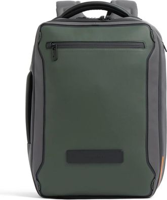 Piquadro Uitbreidbare Cabin Backpack voor 15-6 Laptop - Heren - Rugzakken - Groen - ONE Size - Polyester - Tassen