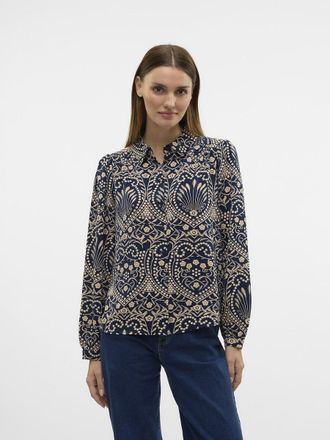Vero Moda Bedrukt hemd met ronde hals