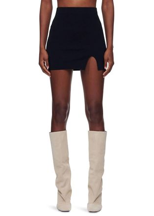 Astr Raven Skirt In Black
