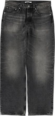 Sunflower Rechte pijp gewassen spijkerbroek - Heren - Regular Fit Jeans - Zwart - W31 L32 - Katoen - Jeans