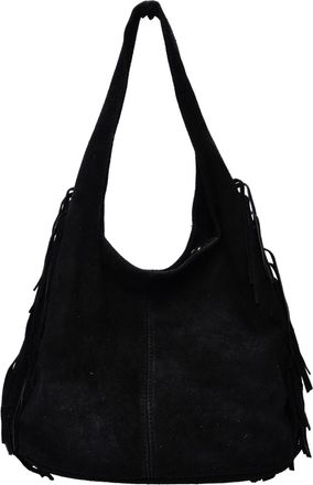 Isabella Rhea Zwart Rundleer Tas