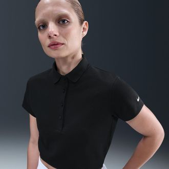 Nike Womens Short-Sleeve Golf Polo in Black | IF8528-010